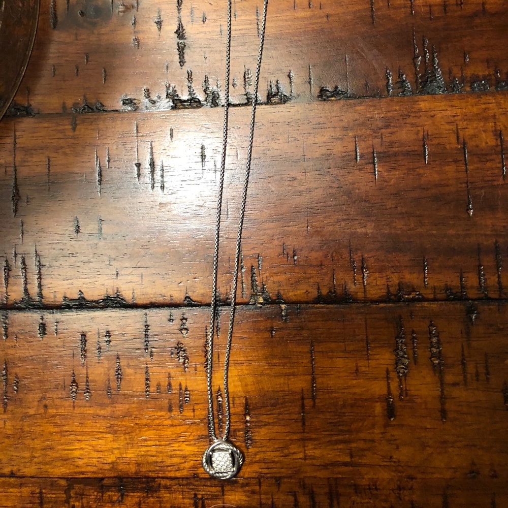 David Yurman infinity pendant necklace